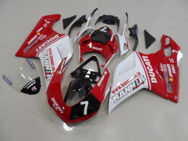 07-14 Banner 7 Ducati 848 1098 1198 Motorrad Verkleidung